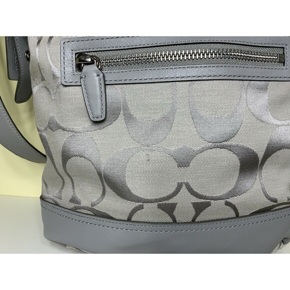 Coach Legacy Signature Crossbody Shoulder Bag Gray G1271-21149 - Picture 13 of 15
